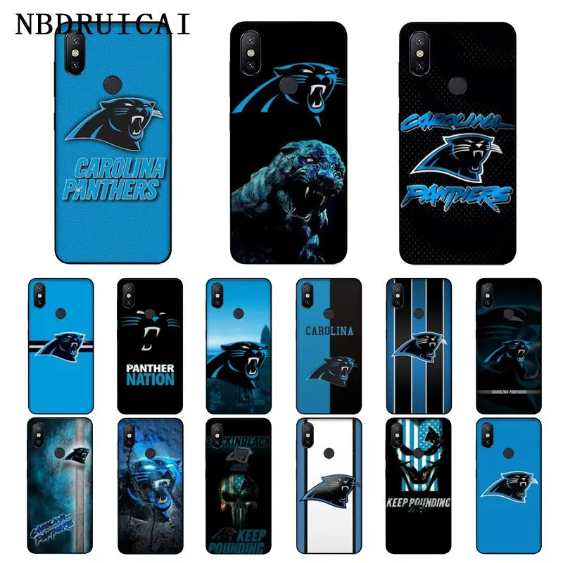 

NBDRUICAI Carolina Panthers High Quality Phone Case for Xiaomi 8 9 se 5X Redmi 6pro 6A 4X 7 5plus note 5 7 6pro
