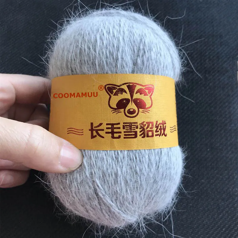 Длинная плюшевая кашемировая пряжа для ручного вязания 50 г + 20 г|hand knitting yarn|knitting