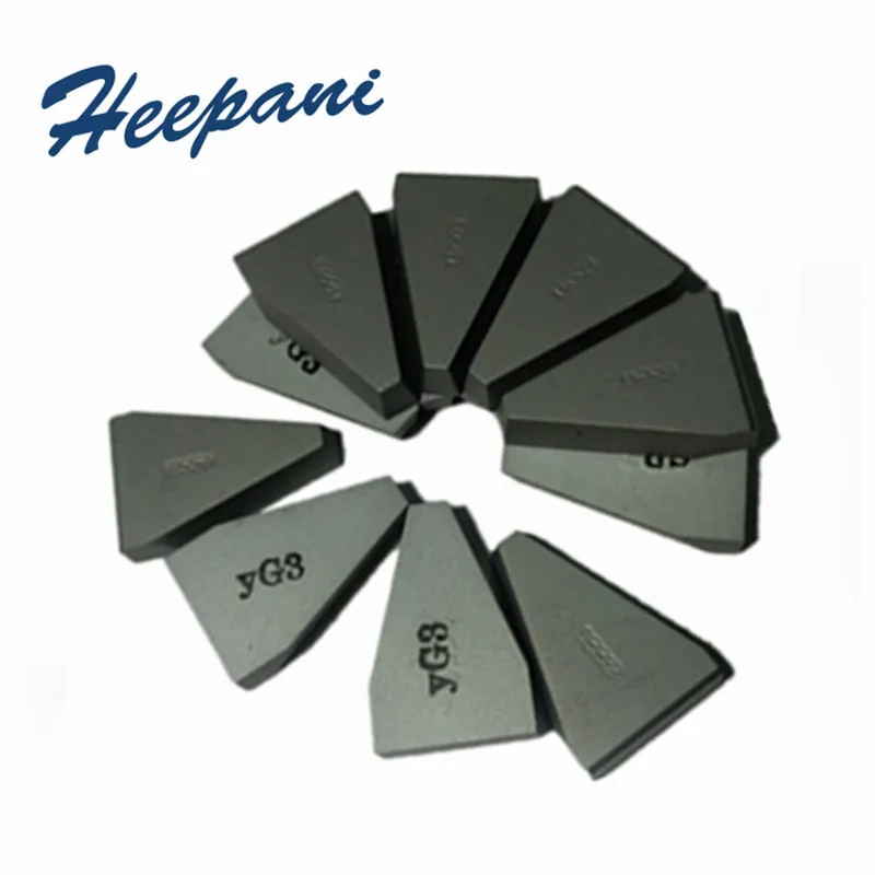 

6pcs C442 C450 YT14 YT15 YT5 YW1 YW2 YG8 YG6 Cemented Tungsten Carbide Brazed Inserts CNC Grooving Welding Blade Cutting Tips