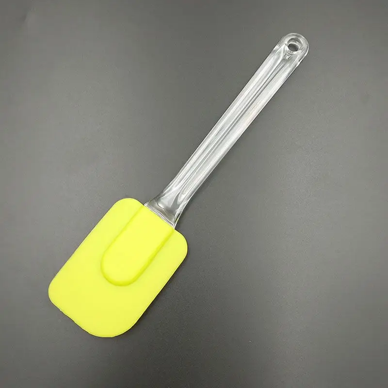 1pcs green Инструменты для выпечки, лопатка для торта, лопатка для выпечки, совок для выпечки, скребок для крема, крема, миксер, Миксер Для Мороженого, кухонный силиконовый лопатка для крема - Цвет: 1pcs green