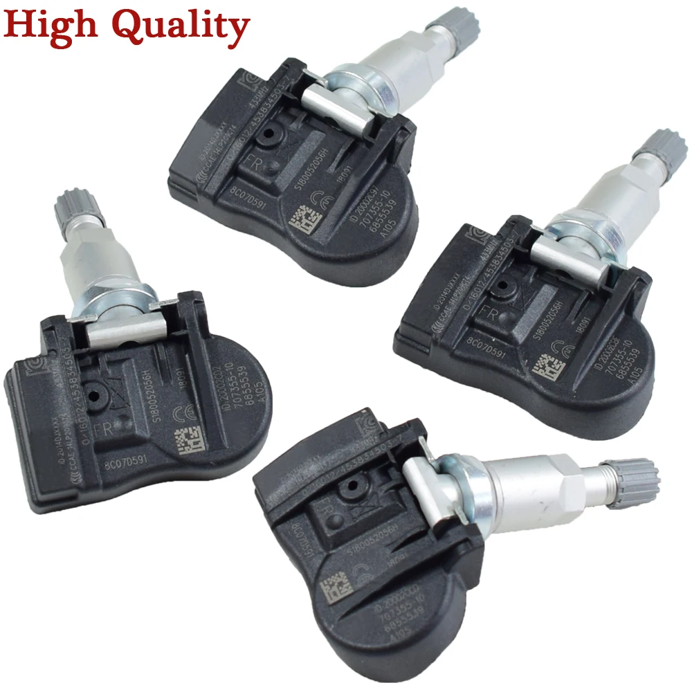 4 шт. Высокое качество датчик давления в шинах 36106881890 TPMS датчик для BMW F20 F21 F22 F23 F45 F46 Mini Clubman F54 433 МГц