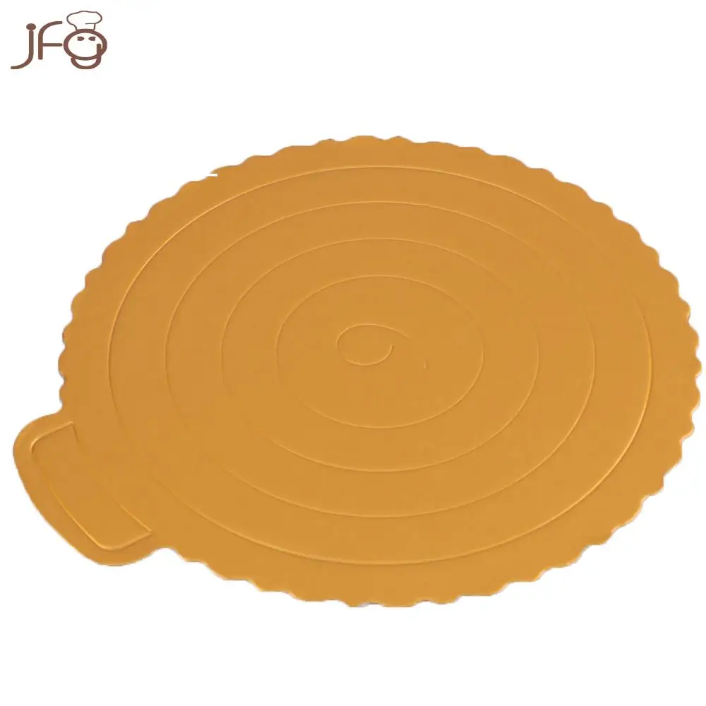 

10 PC/SET Of Cake Bottom Breadboard Cardboard Round Square Cake Cardboard Durable Baking Golden Cake Bottom Kitchen Bakery Tools