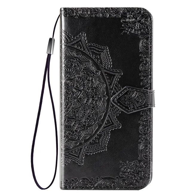 Black Роскошный чехол-книжка из искусственной кожи для LG LV3 LV5 LV7 K11 K30 K40 K50 Q60 LG Stylo 4 Stylo 5 Q Stylo - Цвет: Black