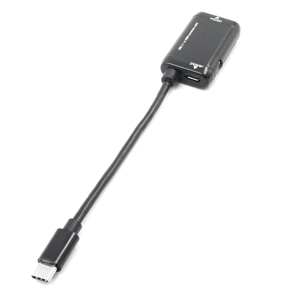 USB-C тип к HDMI адаптер USB 3,1 к HDMI адаптер мужчин и женщин конвертер ТВ кабель для ПК компьютер ТВ Android телефон планшет