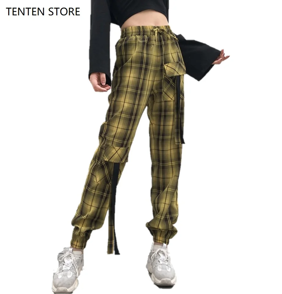 female plaid pants