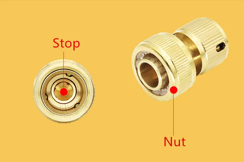 Водяной ограничитель для садового шланга 2 шт. 3/4 дюйма 19 мм|brass tap connector|garden quick