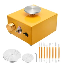 

Mini Turning Electric Pottery Wheel Forming Machine 6.5cm 2000RPM LowNoise DIY Clay Tool For Ceramic Work Art Craft