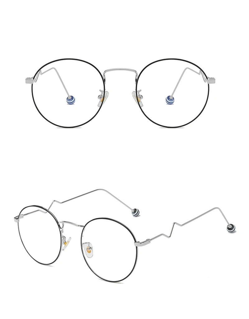 Ретро Металлические Круглые готовые очки для близоруких женщин и мужчин ультралегкие анти-голубые световые карамельные жемчужные цветные очки для близоруких