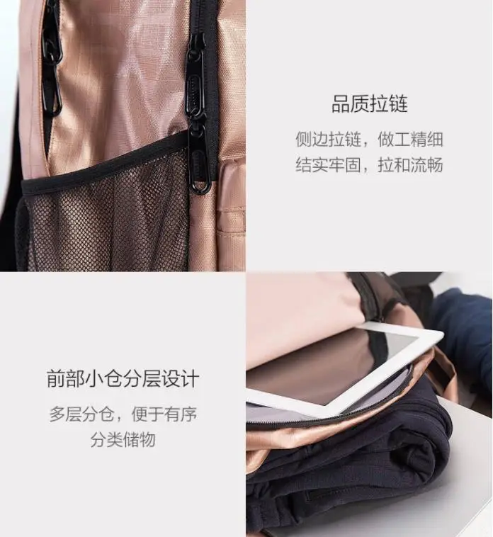 Xiaomi mijia рюкзак для путешествий на открытом воздухе трендовый свет 25л емкость четырехуровневый анти-вода может быть помещен 15,6 дюймовый компьютер смарт