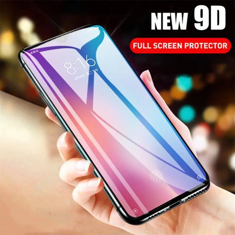 9D Полный Клей закаленное стекло для Xiao mi Red Note8 Note7 8 7 пленка на 9SE 9X 8Lite 6X 5X A2 Lite