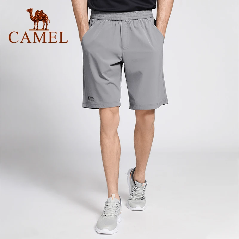 

Camel Outdoor Men Clothing Men's Quick-drying Short Spring Summer Solid Color Breathable Man Running Sport