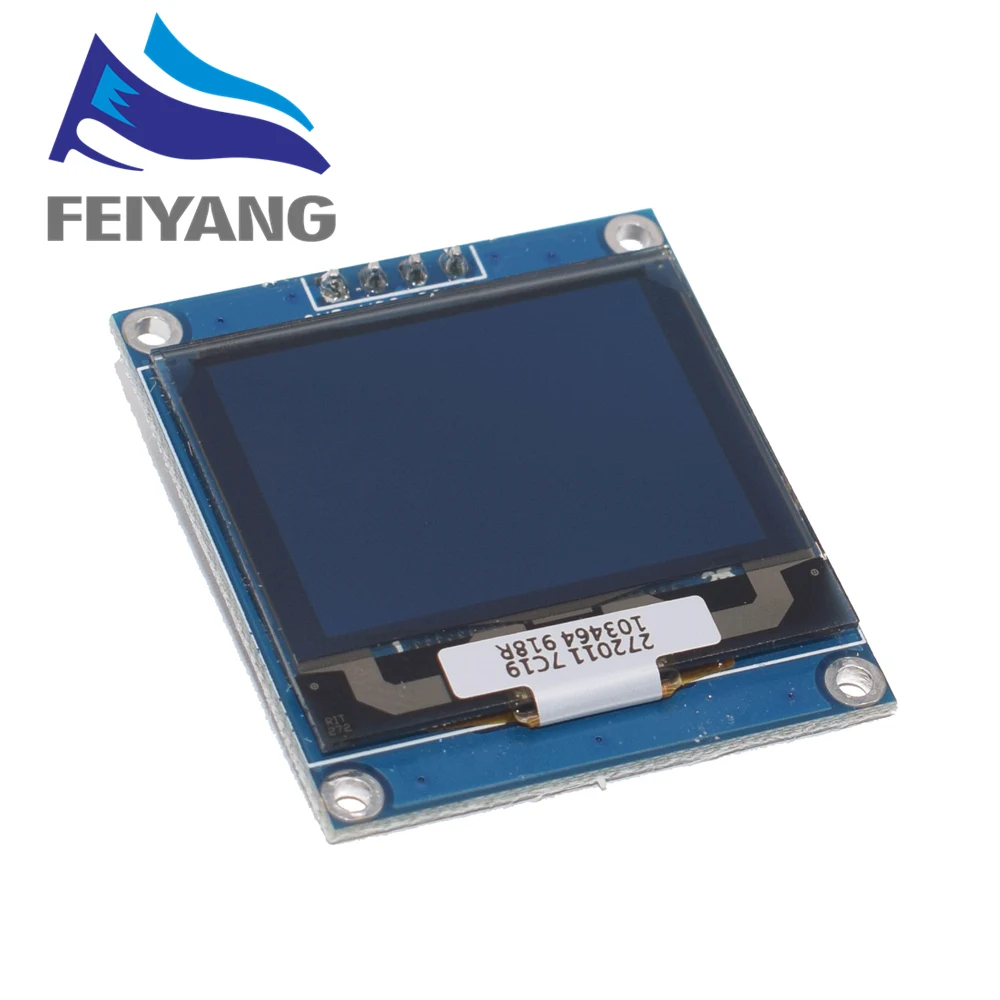 1 шт. 1,32 дюймовый oled белый/желтый 128x96 lcd ssd1327 драйвер с градацией серого HD lcd модуль iic интерфейс экрана