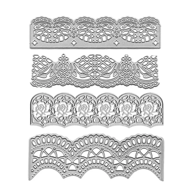  DIY Cutting Dies Wedding Invitation lace Border Embossing Stencil Template for Scrapbooking Embossi - 4.00005E+12