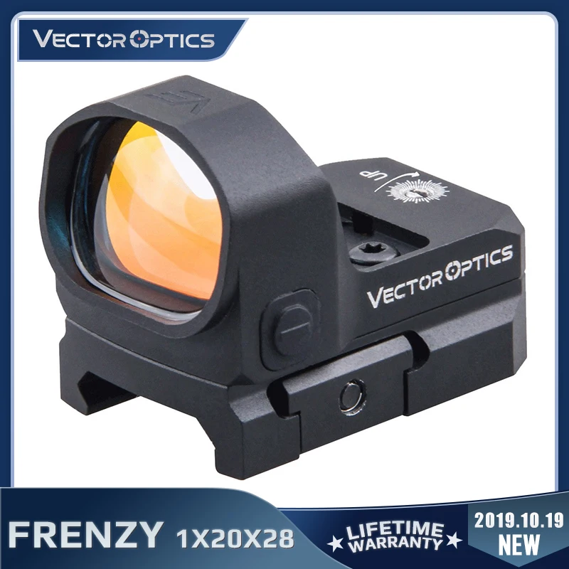 Vector Optics Frenzy-X 1x20x28 Red Dot Scope Handgun Pistol Collimater Sight 3MOA IPX6 Fit GLOCK 17 19 9mm AR15 M4 AK Shotgun
