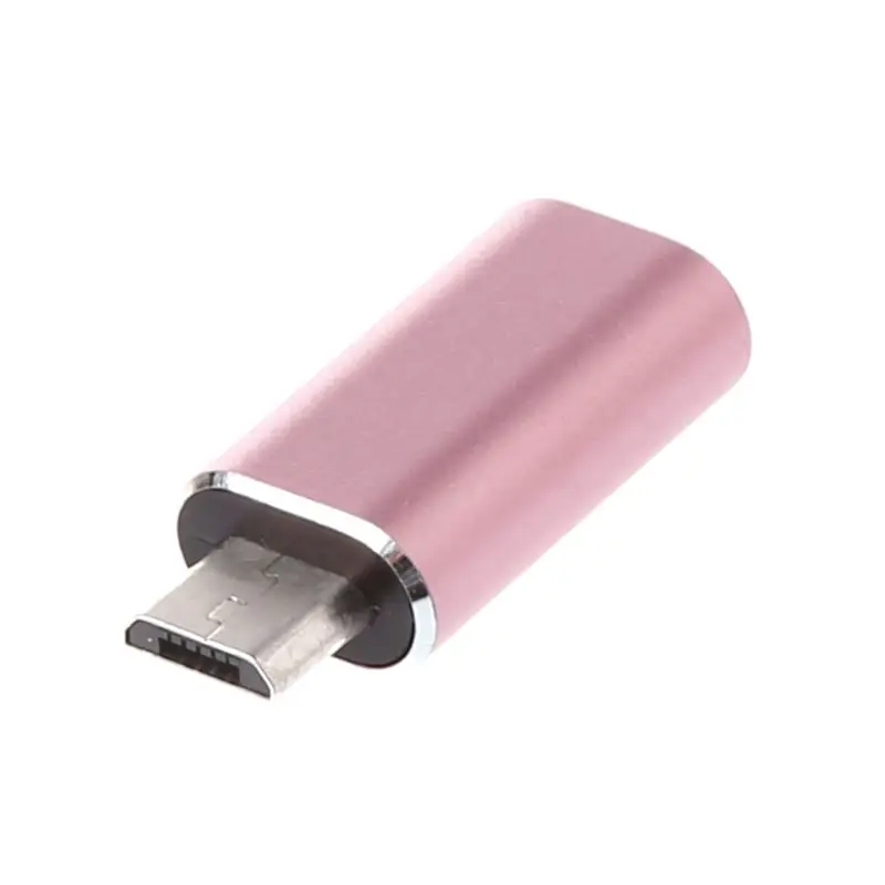 8Pin Lightning Кабель для Micro USB разъем адаптера для samsung Xiaomi huawei Android мобильного телефона планшета ПК - Цвет: Розово-красный
