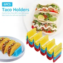 IdealHouse Taco Держатель подставка Креативные кухонные инструменты для выпечки Инновационные красочные Taco стойки 24 Тако держатель пластины