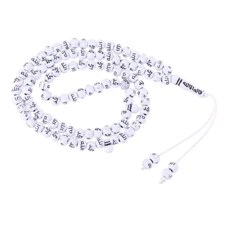 Круглый молитвенный бисер Мусульманский Исламский браслет из бисера Tasbih Allah для взрослых D0LC