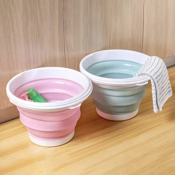 

Multifunctional folding bucket Outdoor portable bucket Car wash bucket Fishing bucket Household dormitory bucket