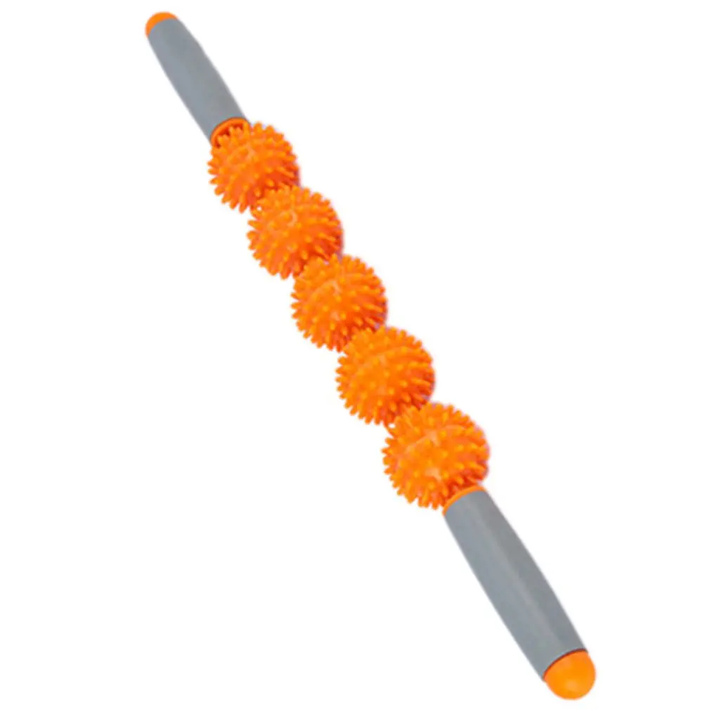 5 Ball Ladies Massage Stick Muscle Relaxation Yoga Fascia Stick Hedgehog Meridian Health Care Equipment 1 5 Ball Ladies Massage Stick Muscle Relaxation Yoga Fascia Stick Hedgehog Meridian Health Care Equipment 5