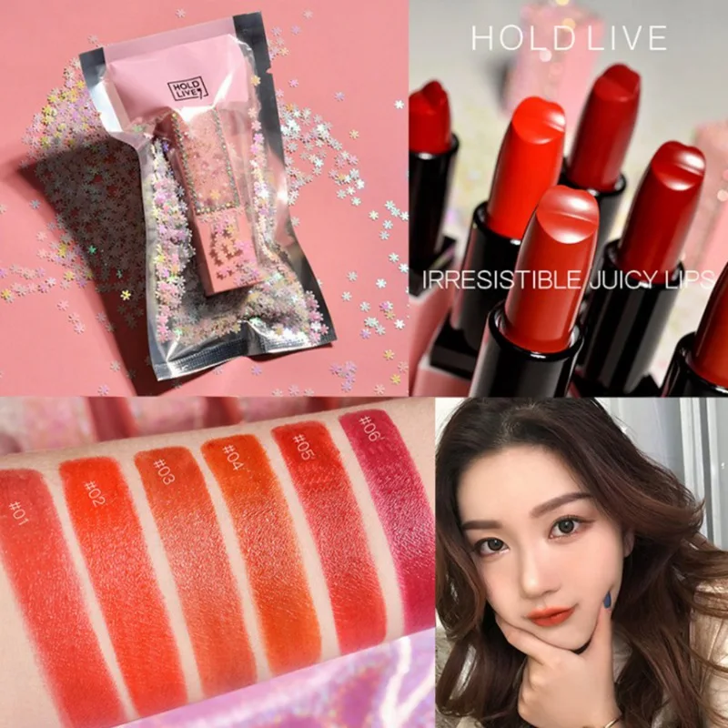 8 Colors Shimmer Matte Lipstick Long-lasting Easy To Color Non-stick Cup Moisturizing Lipstick Cosmetic