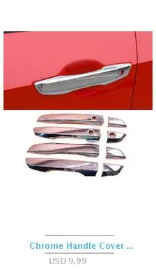 Крышка ручки двери из углеродного волокна для Honda Civic 10th- аксессуары