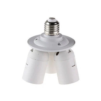 

new 110V-240V lamp socket Splitter Light Lamp Bulb Adapter Holder Photo Video Studio 3 in 1 and 7in1 E27 Base Socket adapter