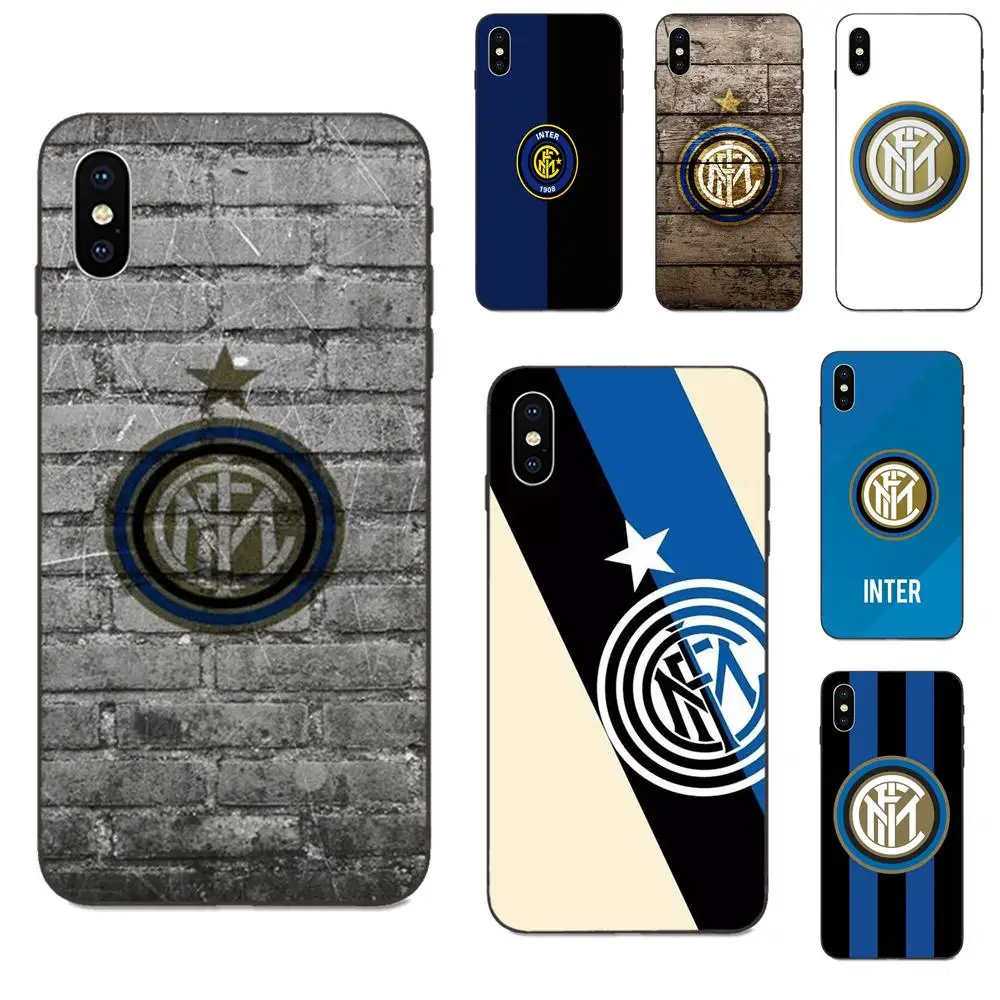

For Samsung Galaxy Note 4 8 9 G313 S3 S4 S5 S6 S7 S8 S9 S10 Edge Plus Lite I9082 TPU Hipster Case Intermilan Milano Club Logo