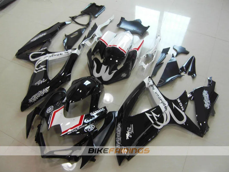 

New TOP (Injection molding) ABS Fairing Kits Fit For Suzuki GSX-R600 GSX-R750 K8 2008 2009 2010 Fairings set Custom