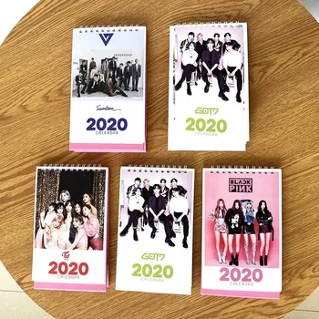 

KPOP Blackpink Twice Got7 Seventeen 2020 Calendar Desktop Calendar Photo Picture Stationery Displaying Fashion Wholesale New