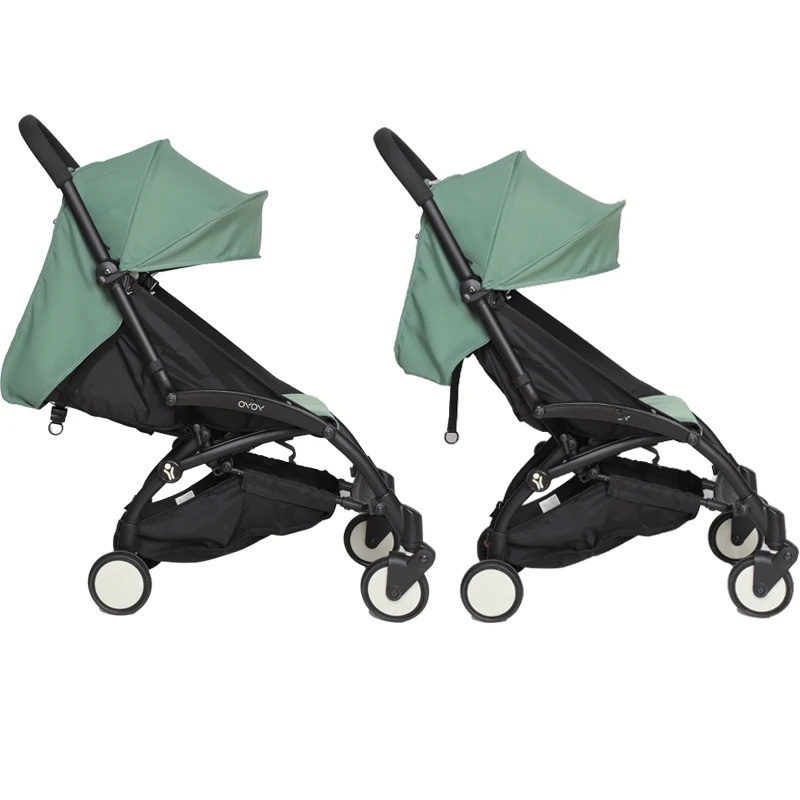 Baby Strollers vintage 3pcs/set 175° Adjustable Canopy Cover Cushion Stroller Accessories Water Proof For Babyzen Yoyo Yoya Pram Sunshade Seat Mattress baby stroller accessories	