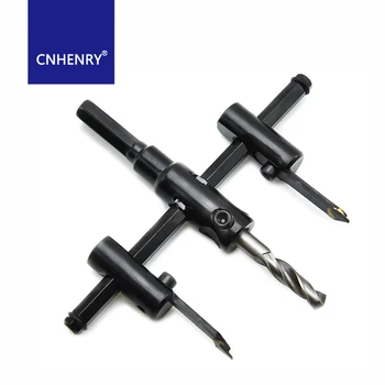 

Adjustable Circle Hole Cutter Saw Kit Drill Bit Cutter DIY Tool 30mm-120/200/300mm Alloy Blade Woodwork Aircraft Circle Holesaw