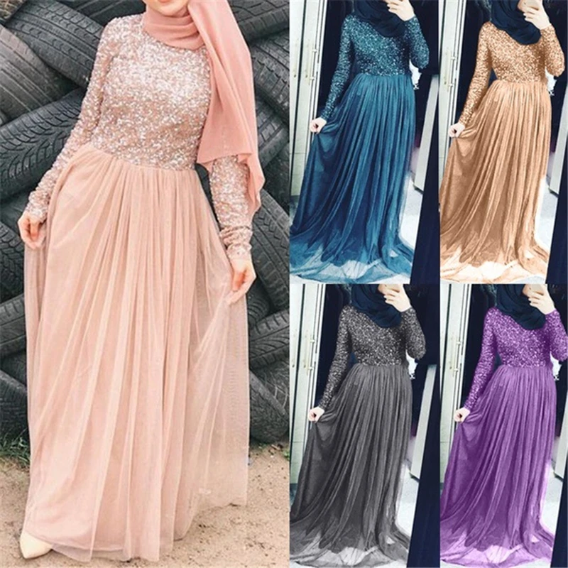 Тонкие платья большого размера мусульманский костюм традиционная одежда Турецкий Арабский Eid Mubarak абайя женское платье
