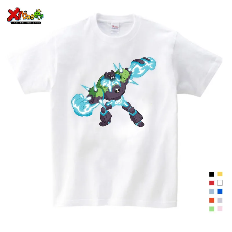 Летняя одежда для мальчиков; топы; Новинка; детская футболка Omnitrix Ben 10; настоящая детская футболка; футболки для маленьких мальчиков с рисунком аниме; От 3 до 9 лет
