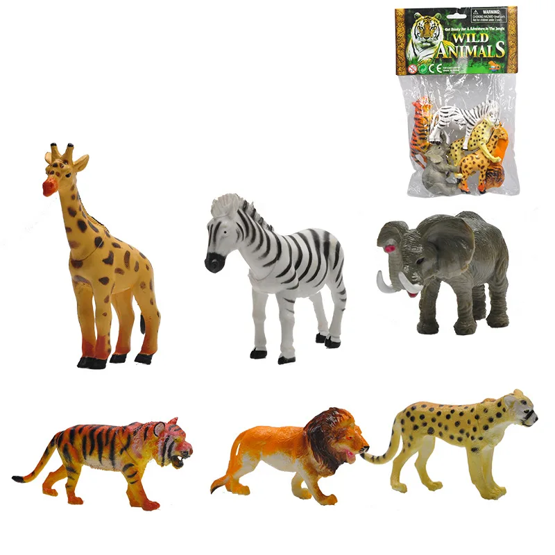 

Animal Model Bag Lion Tiger Elephant Zebra Leopard Small Animal Model P2603/6
