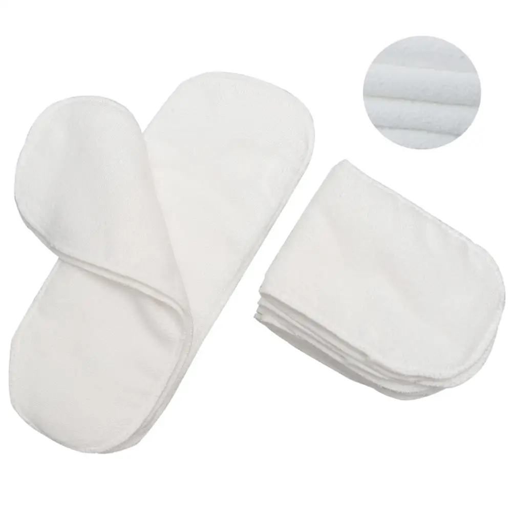 New 10 PCS Reusable Baby inserts liners for Cloth Diaper Nappy microfiber 