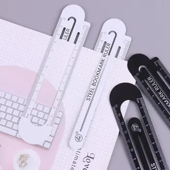 

1PC 12cm15cm High Quality Steel Ruler Metal Ruler Metal Shape Iron School Ruler Supplies Bookmarks Creative Drawing Supplie M2B3