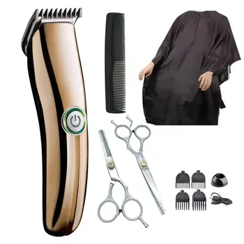 

Professional Digital Hair Trimmer Rechargeable Electric Hair Clipper Low Noise Men's Cordless Haircut Barber Hair Shaving Tool