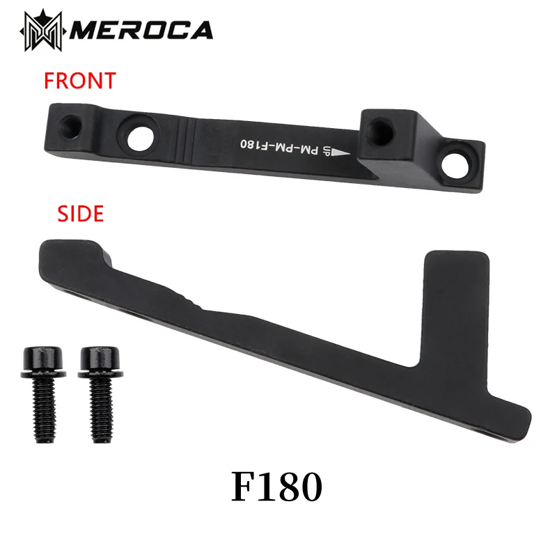 MEROCA Mountain Bicycle Disc Brake Adapter Mtb Disc Brake Converter Mountain Bike Bracket Cycling Caliper Mount For 160 180 203mm Rotor