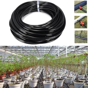 

20m Watering Tubing PVC Hose Pipe 4/7mm Micro Drip Irrigation Pipe System Sprinkler Fittings Hose Reels For Garden Irrigations