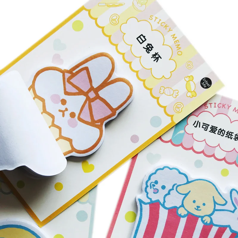 30 страниц Kawaii Пингвин на льду крем Кролик Торт этикетка-Наклейка Набор стикеров для заметок школьные поставки студенческие Канцелярские Товары для детей Подарки
