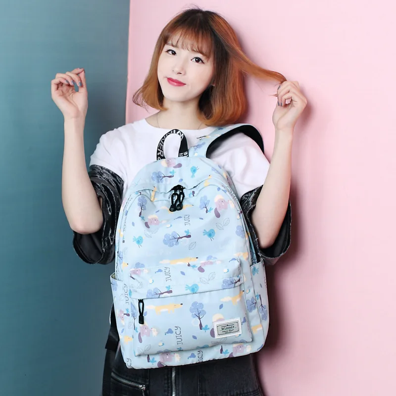 Fashion Girl Schoolbag Students Pink Laptop Backpack School Bags For Teenage Girls Women Backpacks Mochila Infantil Escolar