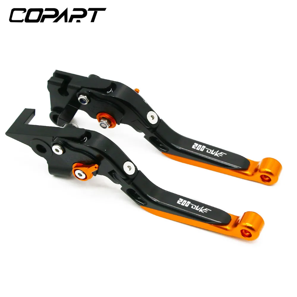 BKBKBKOR Для KTM 200 Duke 200 Мотоцикл с ЧПУ Регулируемые складные выдвижной сцепные рычаги - Цвет: BKBKBKOR
