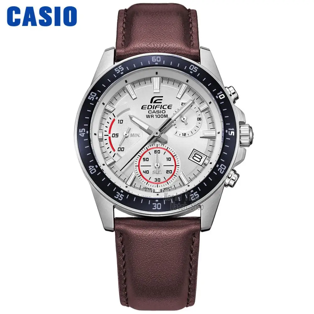 Часы Casio Edifice часы мужские Взрыв лучший бренд класса люкс комплект кварц 100м Водонепроницаемый Световой Хронограф мужские часы Спортивные военные часы дайвинг наручные часы relogio masculino reloj hombre erkek - Цвет: EFV540L7A