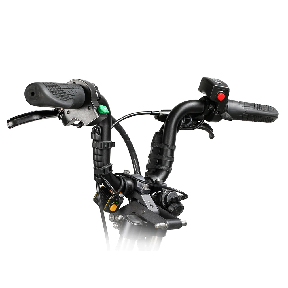 Discount E6-7  Hot selling  EcoRider  250W 48V Foldable Electric Bike Electric Bicycle with Lithium Battery 2