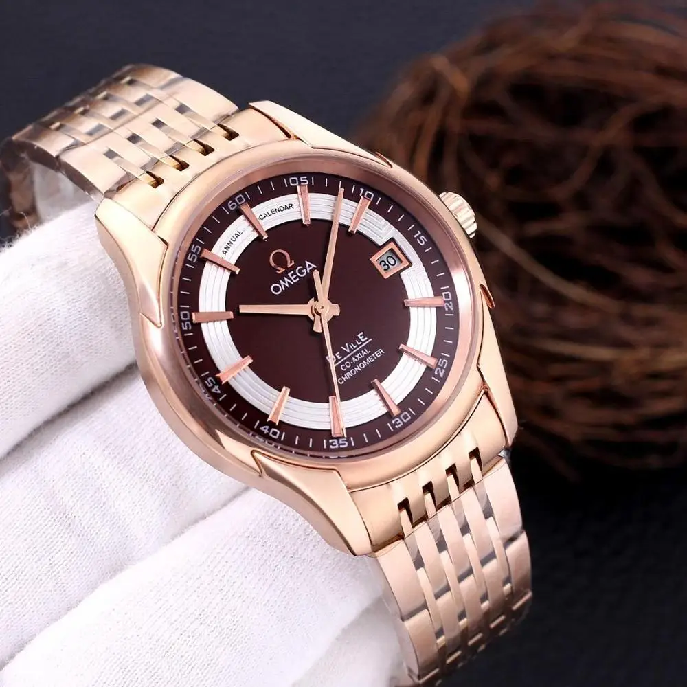 

Omega- Men's watch mechanical watch top brand luxury stainless steel contracted men's fashion timing men's sports watch81