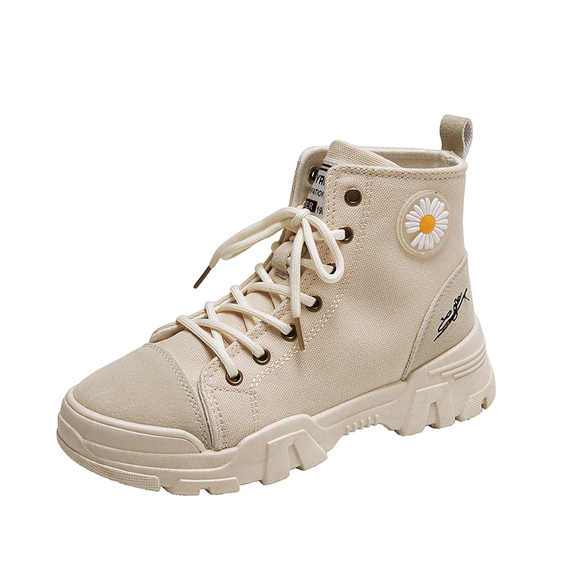 

South Korean Version of The New Spring and Autumn INS British Boot Girls Motorcycle Shoes Thick Sole Boots Fashion 2020