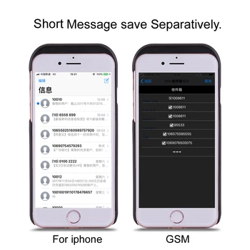 

Shell Ultra-thin Back Clip for iphone 6/6S/7/8 Ultra slim battery case Dual 2 SIM Dual Standby Rear Cover Adapter