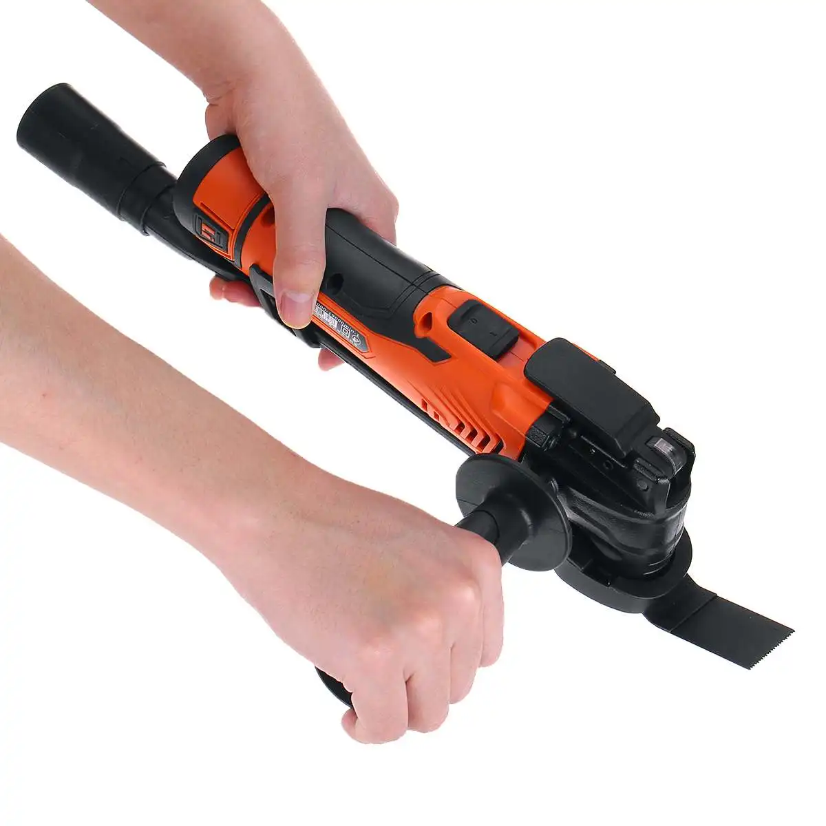 

300W Electric Angle Grinder Oscillating Woodworking Power Tool Sander Cutter Scraper 6 Speeds Grinding Polishing With Battery