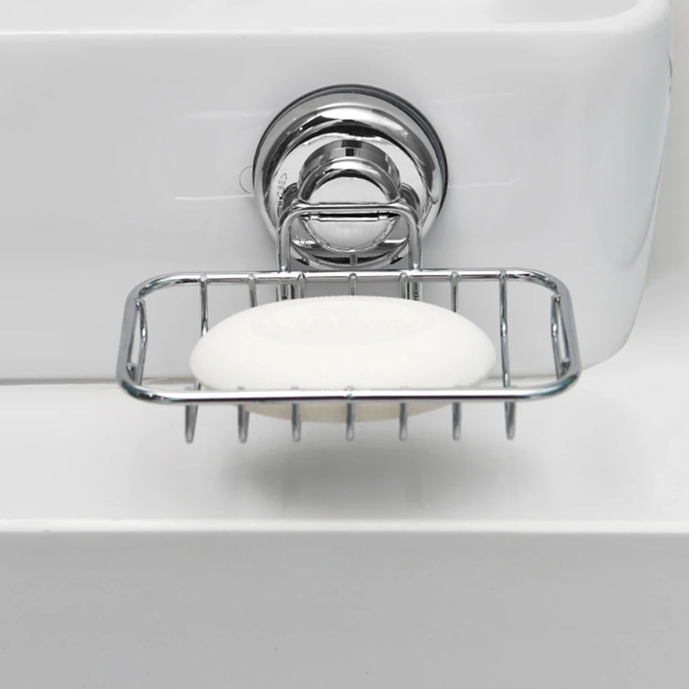 1pc Stainless Steel Soap Box Soap Holder Multifunctional Soap Stand for Home