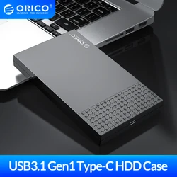 ORICO – boîtier pour disque dur externe SATA 2.5 à USB 3.0 de 3.1 pouces, HDD de Type C, 5Gbps, 4 to, Support UASP, veille automatique 